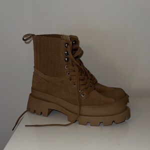 Zara Brown Ankle Boots
